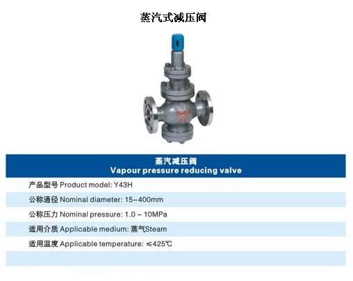 蒸汽式减压阀